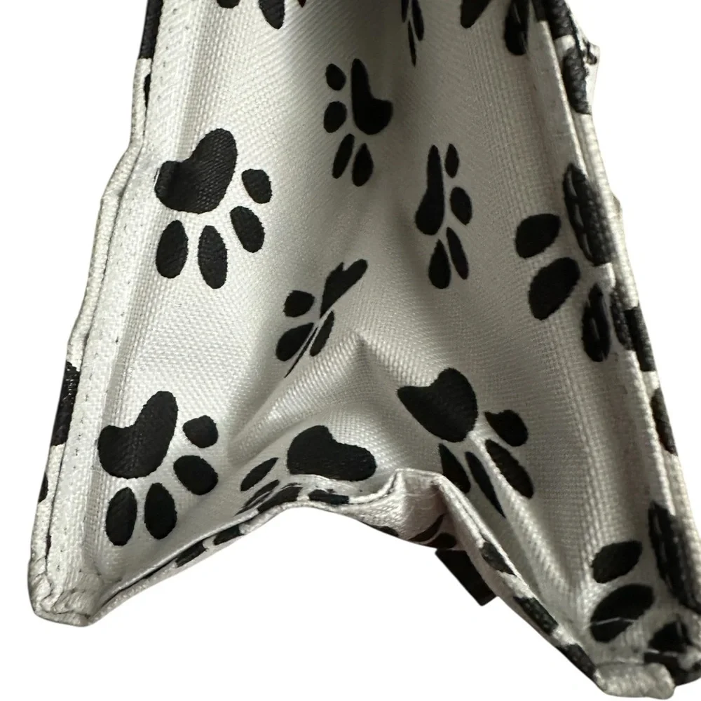 Wahl Tote For Groomers Bring Everything!! Black & White paw prints